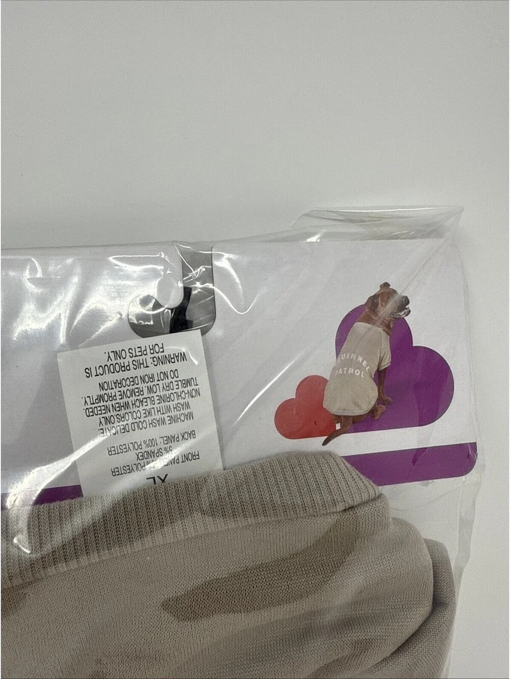 Boots Barkley Squirrel Patrol Dog Shirt for Dogs Size XL